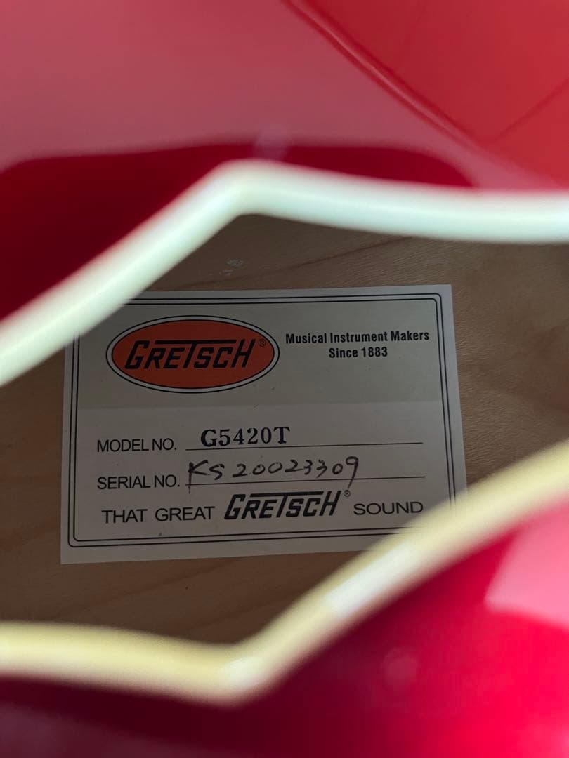 Gretsch g5420t キャンディアップルレッド