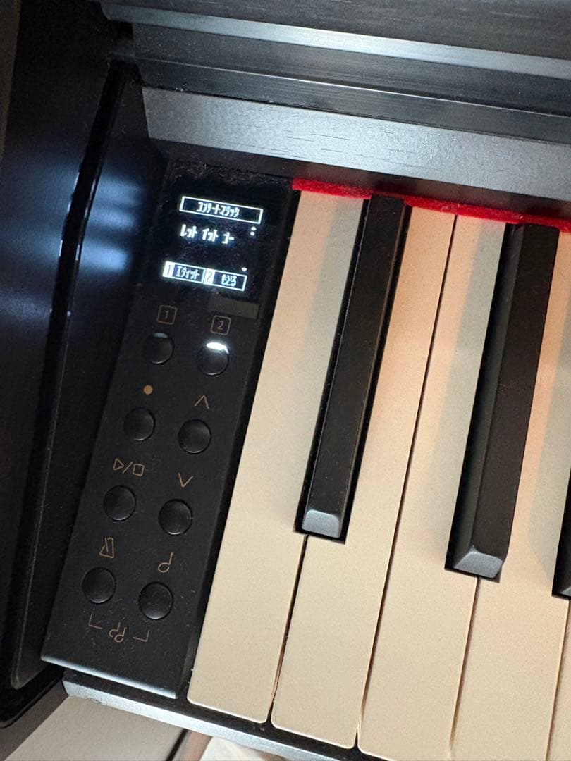 木盤電子ピアノ 黒 3ペダル　木鍵盤