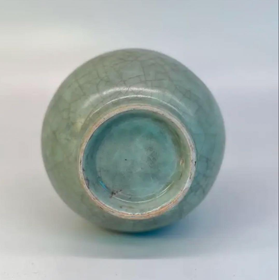 古美術　中国　宋時代 龍泉窯瓢箪花瓶 Y-003