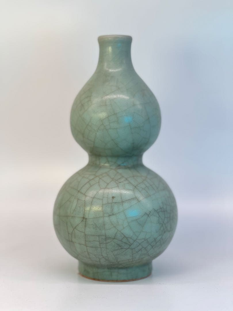 古美術　中国　宋時代 龍泉窯瓢箪花瓶 Y-003