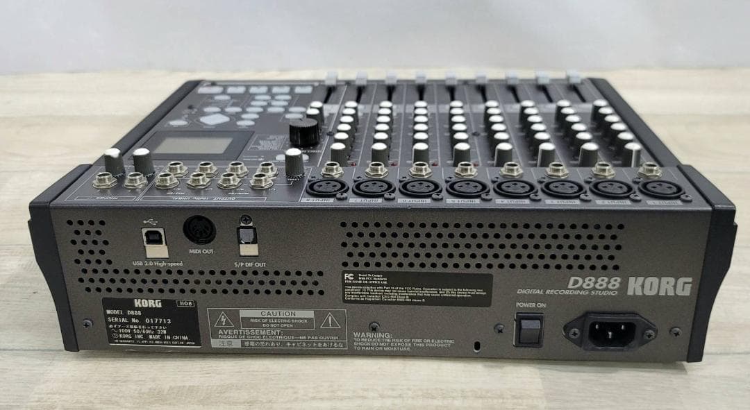 【良品】KORG 80GBHD 8トラックMTR D888 ①