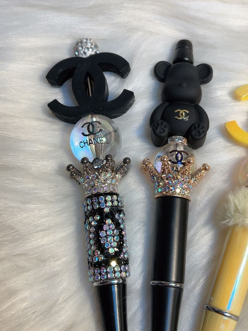 ✧︎*。CHANEL ボールペン 3本セット ブラック ゴールドイエロー