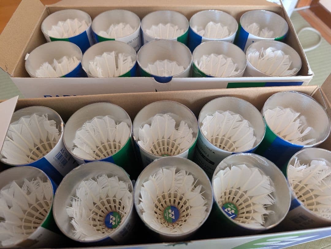 YONEX 羽根シャトル 2ダース 240こ　　中古