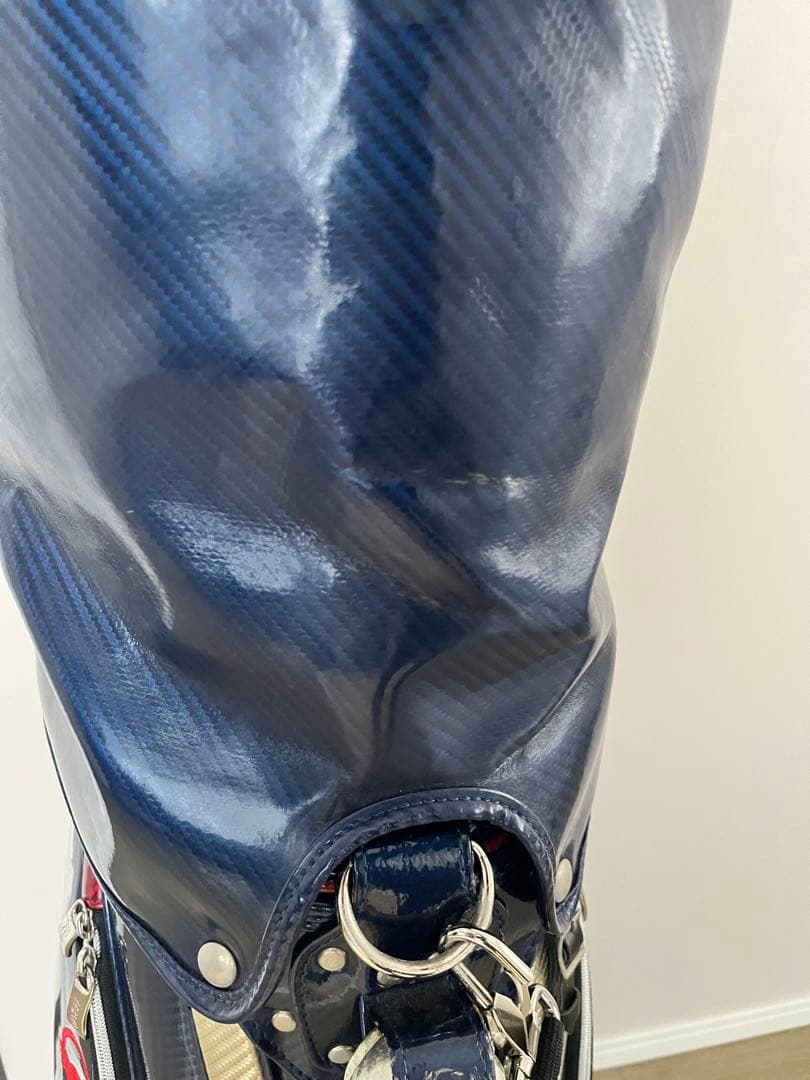 【中古】HONMA ゴルフバッグ・キャディバッグ ネイビー