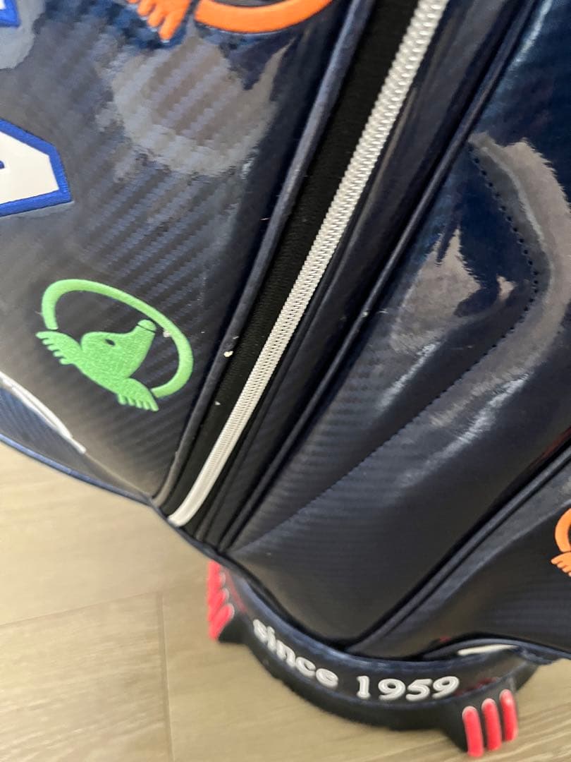 【中古】HONMA ゴルフバッグ・キャディバッグ ネイビー