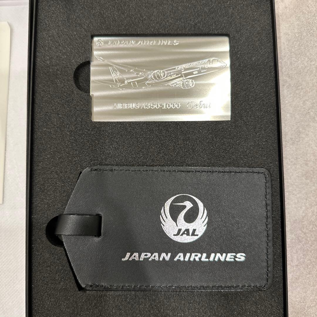 【週末限定】JALチタンプレート限定品JAL A350-1000 記念プレート