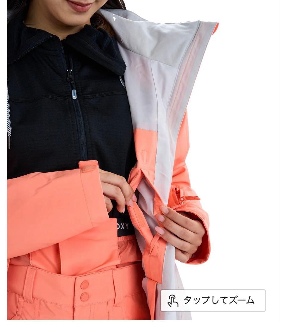 【美品】ROXY スノージャケット オレンジ