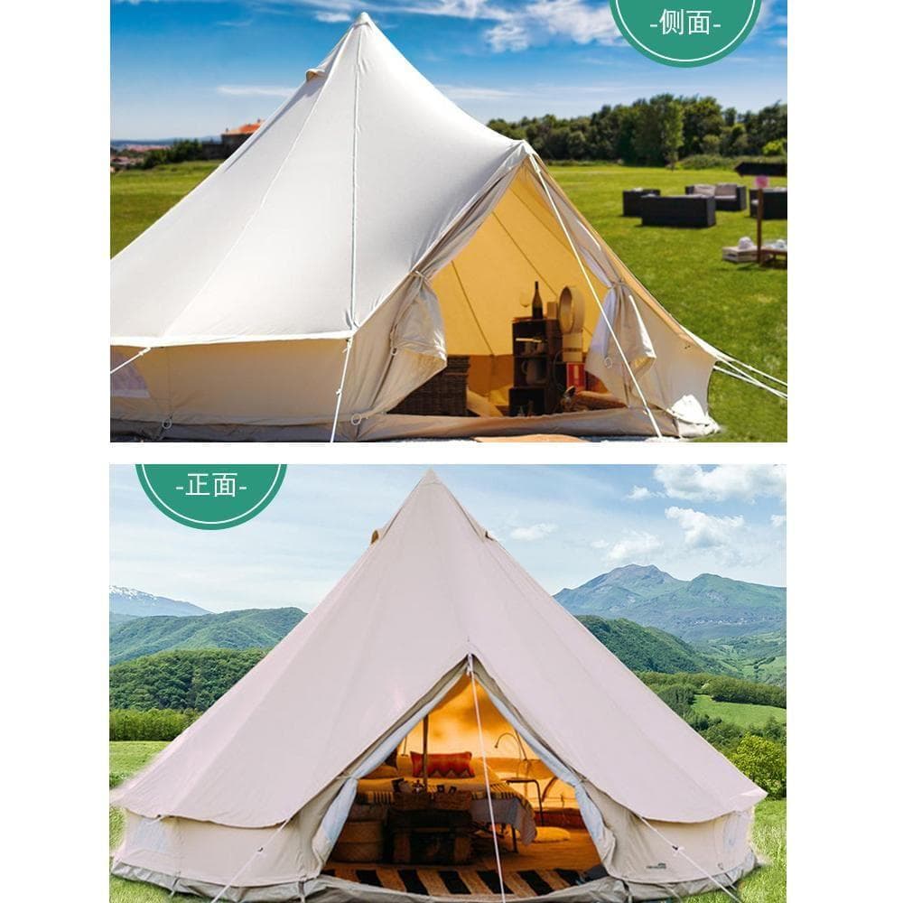 ⑮ ベルテント コットンテント ワンポールテント フロアシート脱着可 3メートル