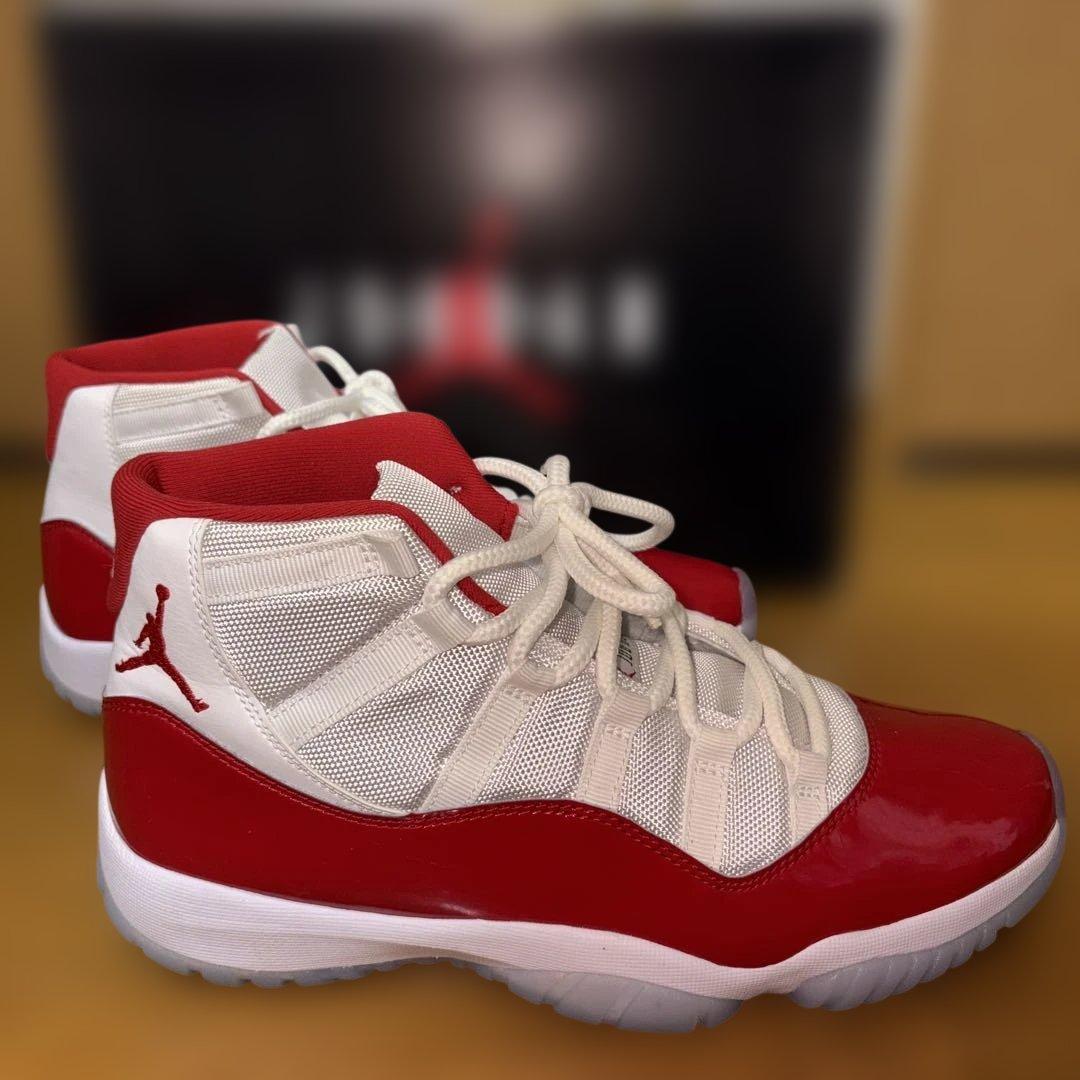 シューズ(男性用) AIR JORDAN 11 retro 28.0cm varsity red