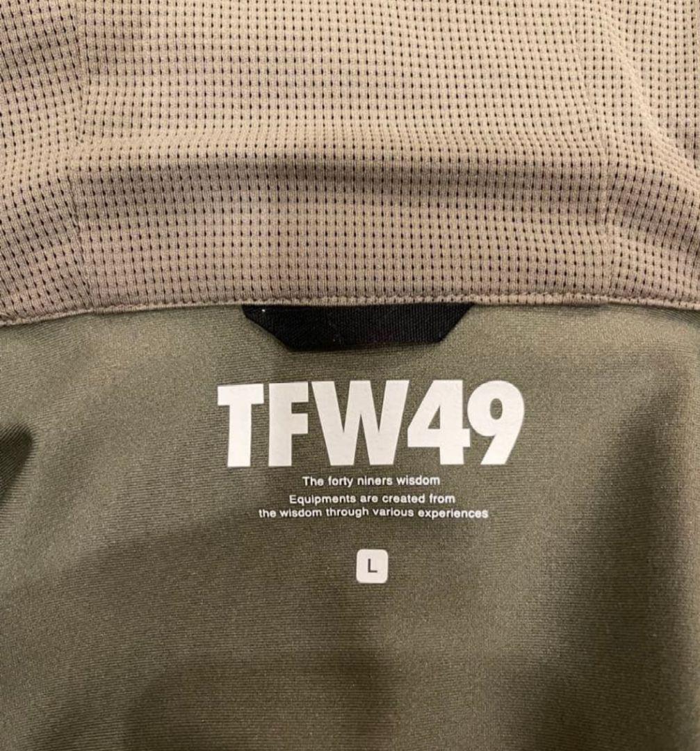 TFW49　メンズ　ゴルフウェア　セットアップ　GOLF　カーキ
