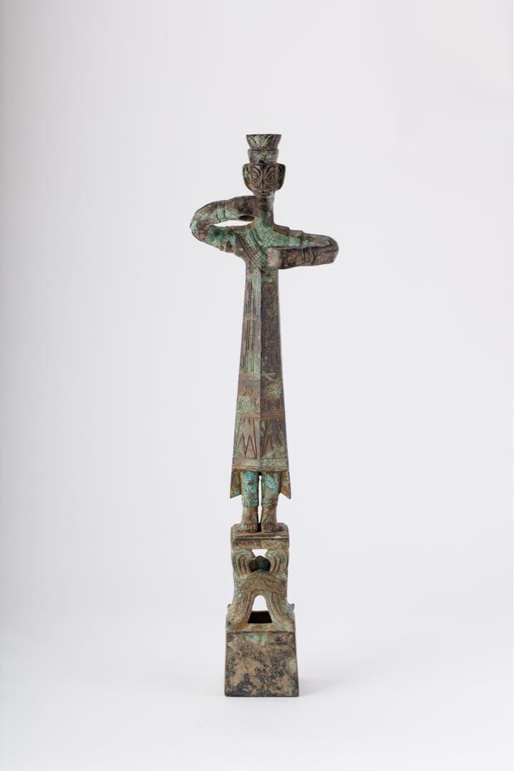 古青銅器　人物　希少