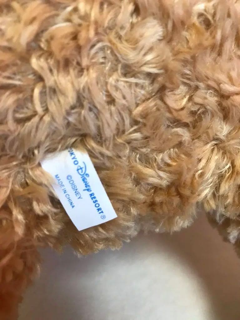 レア♡ 初期 白タグ ダッフィー ぬいぐるみ 中国製 青文字