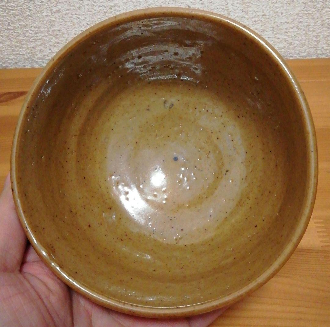 尾西楽斎作　赤膚焼　奈良絵　茶碗　共箱　共布　略歴付　茶道具