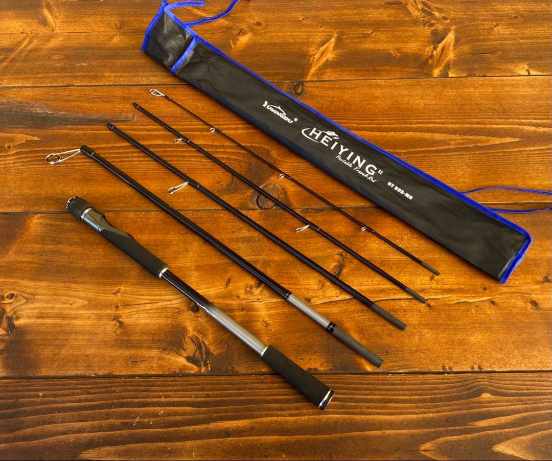 エギングロッド　5ピースロッド　パックロッド　カーボンロッド　超軽量　スピニング