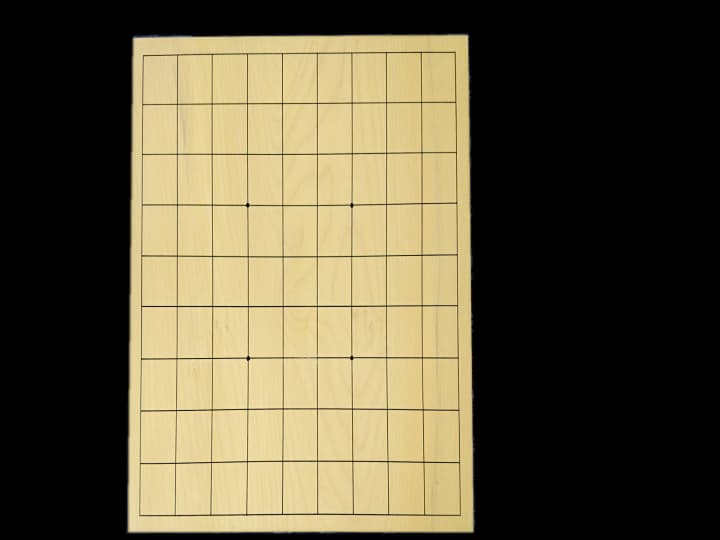 本格将棋盤　ひばの木