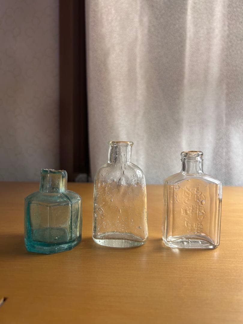アンティーク　瓶　昭和レトロ　ヴィンテージ　花瓶　ガラス瓶　6個セット