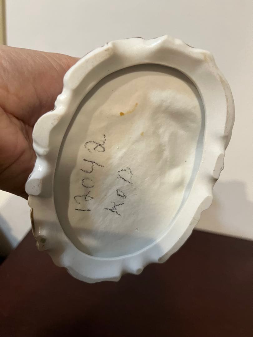 陶器製カップルダンス　ドレスデンフィギュア