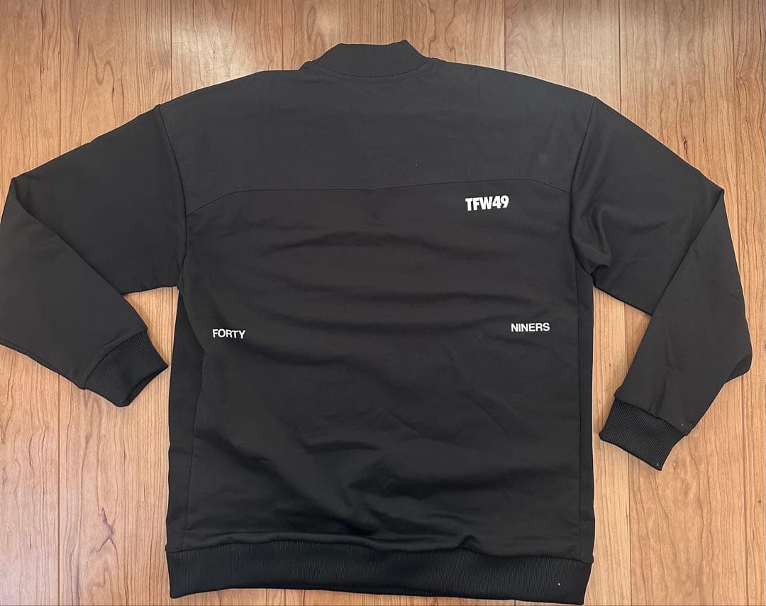 メンズウェア TFW49 HALF MOCKNECK TEE XL BLACK