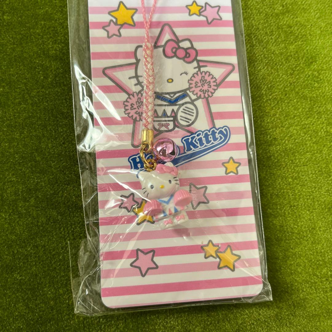 ハローキティ　根付け　チアダンス　チアガール