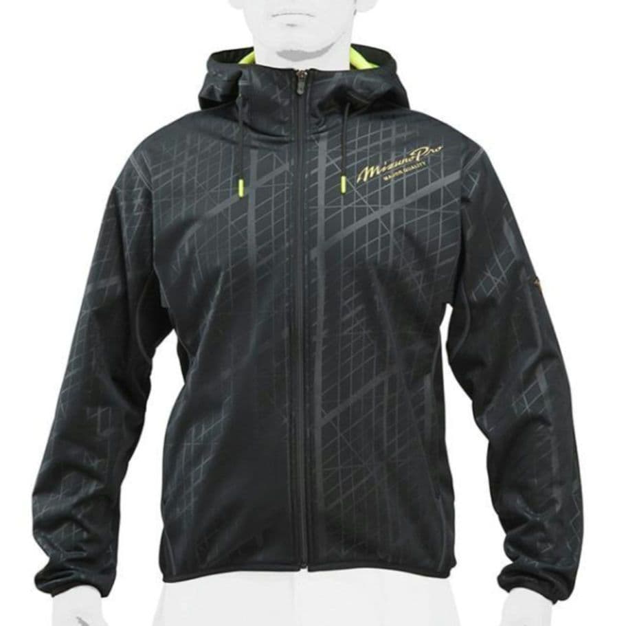 限定！ミズノプロ テックシールド パーカー O 黒 MIZUNO PRO 野球