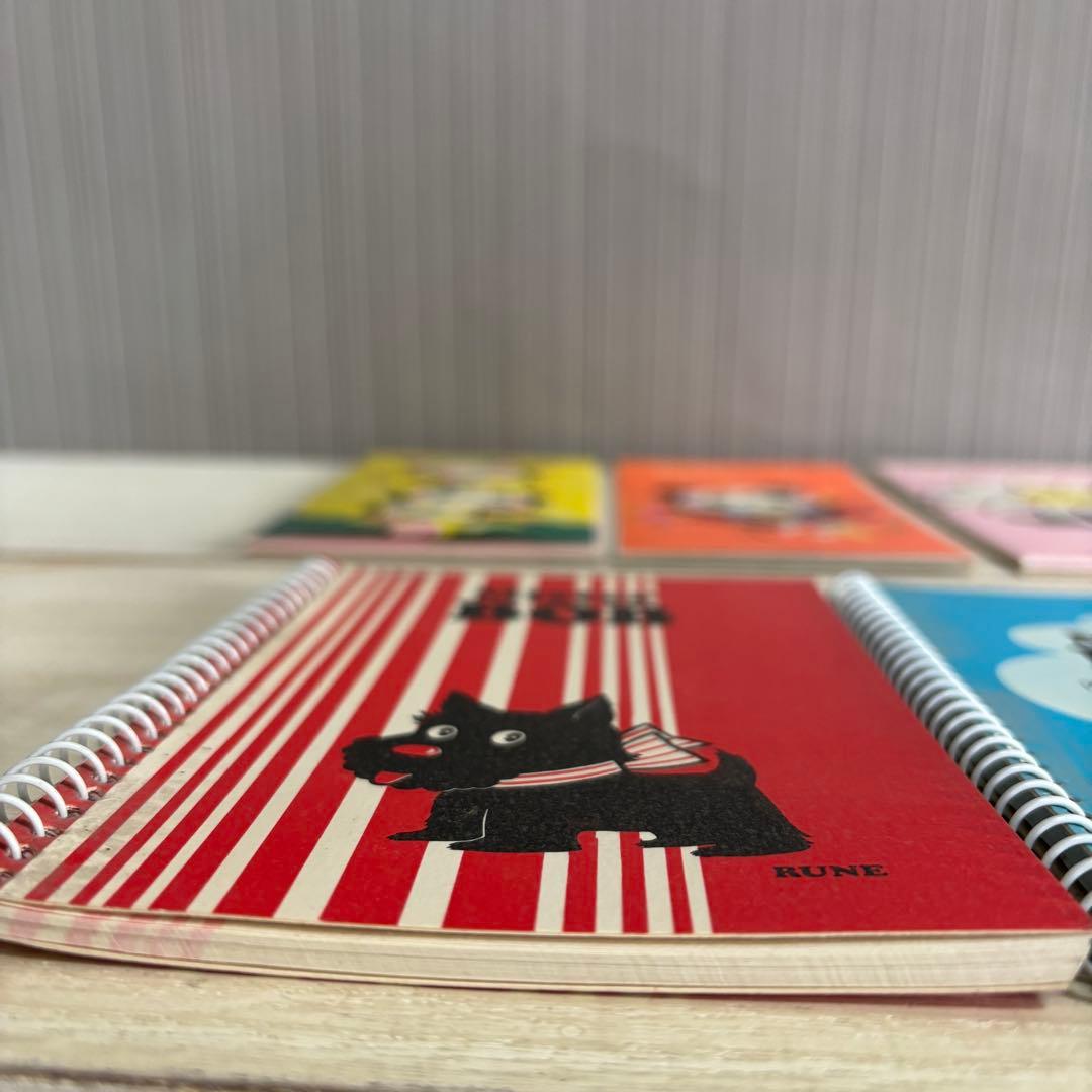 内藤ルネ パンダ ルル メモ帳 7冊セット 昭和レトロ 当時物 水森亜土