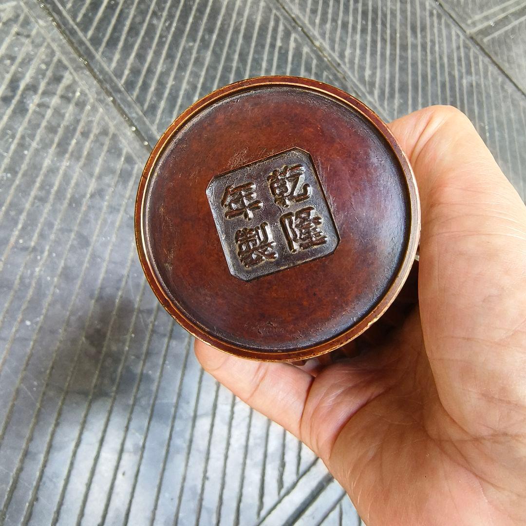 銅器 香炉 南瓜高脚盤香炉 傅山炉 応接間 茶室香薫炉 香道具 装飾品工芸品置物