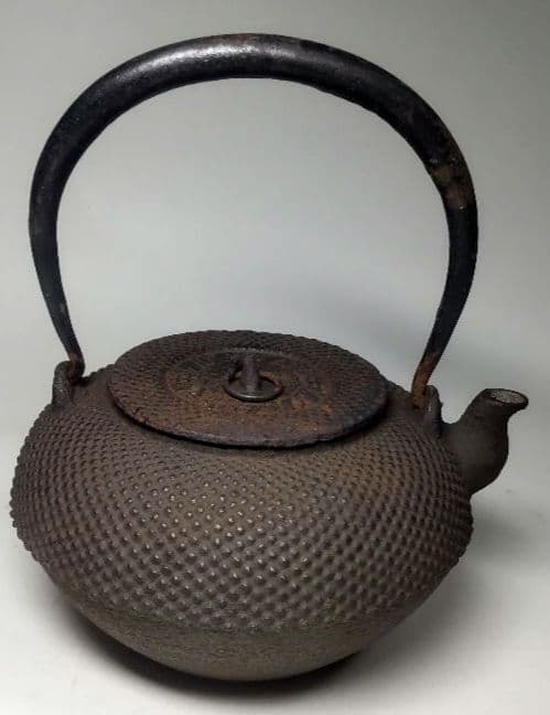 南部鉄器 鉄瓶 龍文堂 「ナショナル電子ランプ」