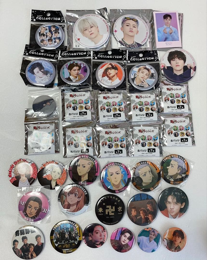 新品　中古　缶バッジ　キーホルダー　170点まとめ商品