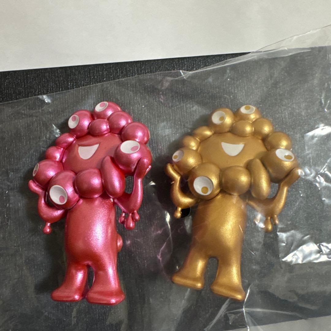 ミャクミャク　海洋堂　ピンクゴールド　ゴールド　ガチャガチャ　大阪関西万博