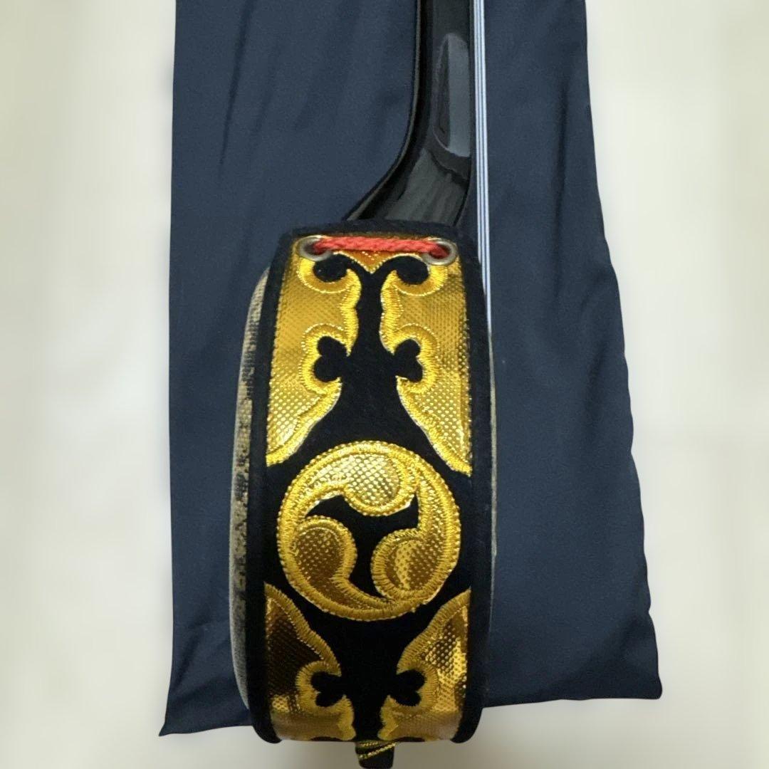 沖縄三線 強化張り 工四合　弦楽器 和楽器 初心者 入門 民謡 収納袋付き