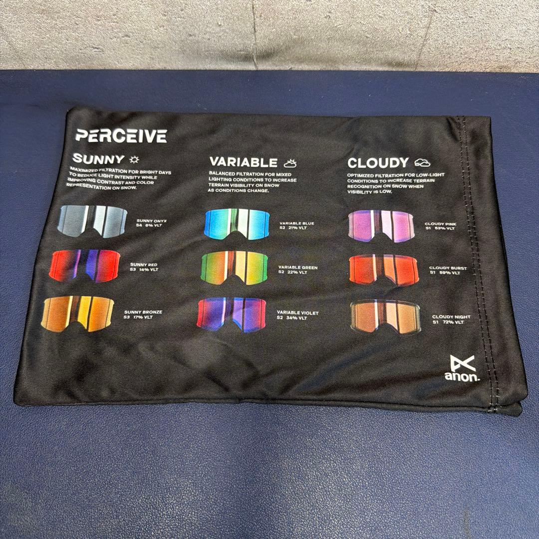 anon m5 ゴーグル ボーナスレンズ ネックウォーマー 付き MFI