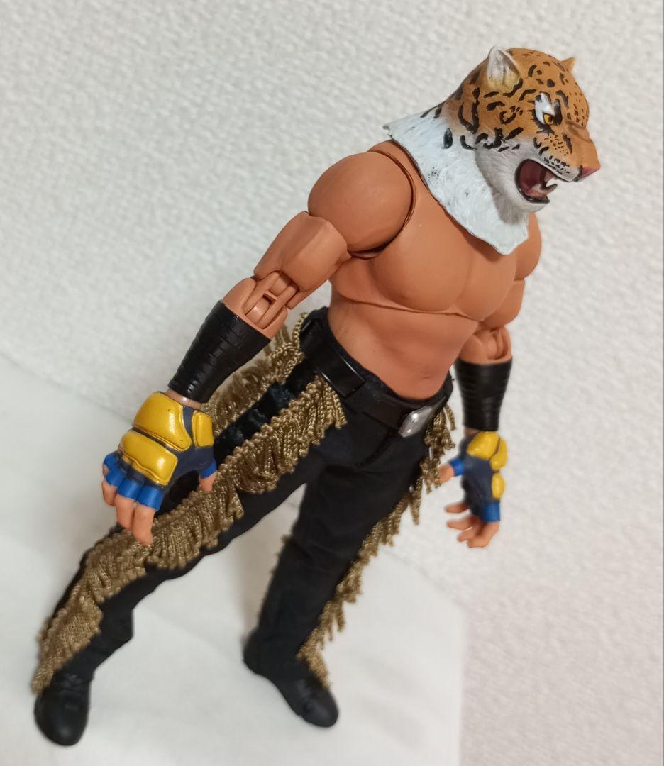 鉄拳 キング アクション フィギュア タイガーマスク W プロレス ソフビ