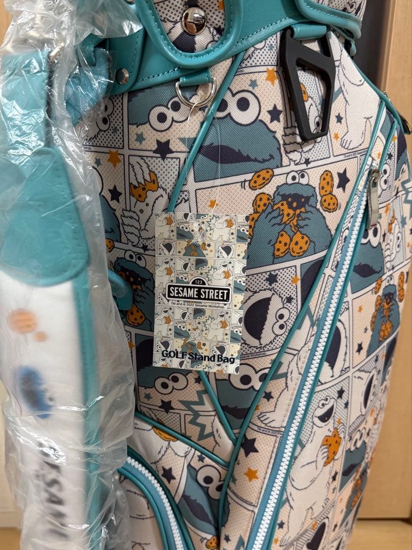 セサミストリート　クッキーモンスター キャディバッグ