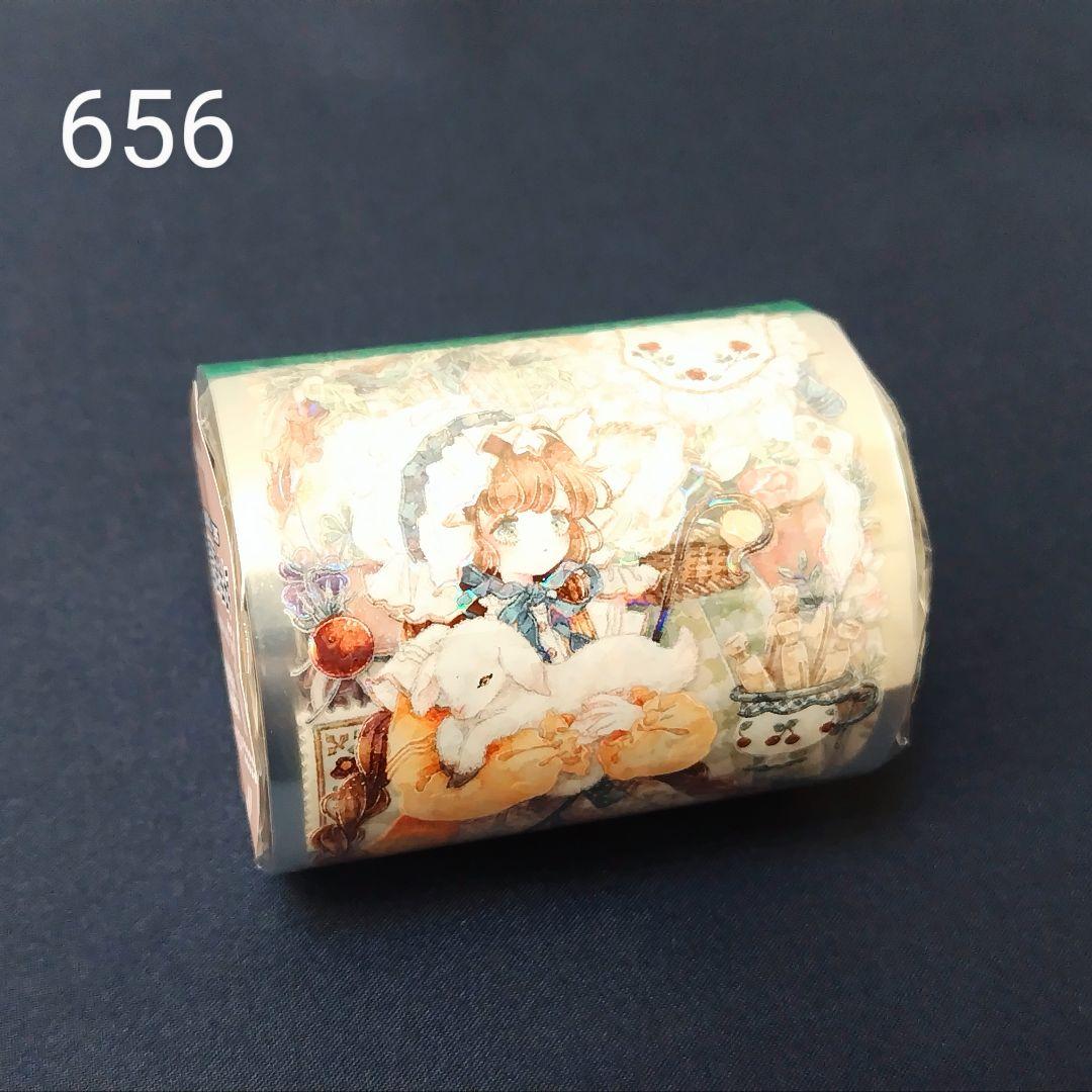 巻売 656★ 海外 マスキングテープ マステ PET 人物 女の子 贝壳光