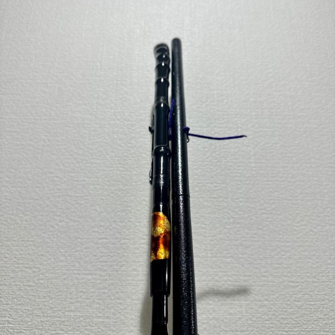 新品　旭信　チヌヘチ竿 布袋竹　淡竹　2.45m 2本継ぎロッド　きょくしん