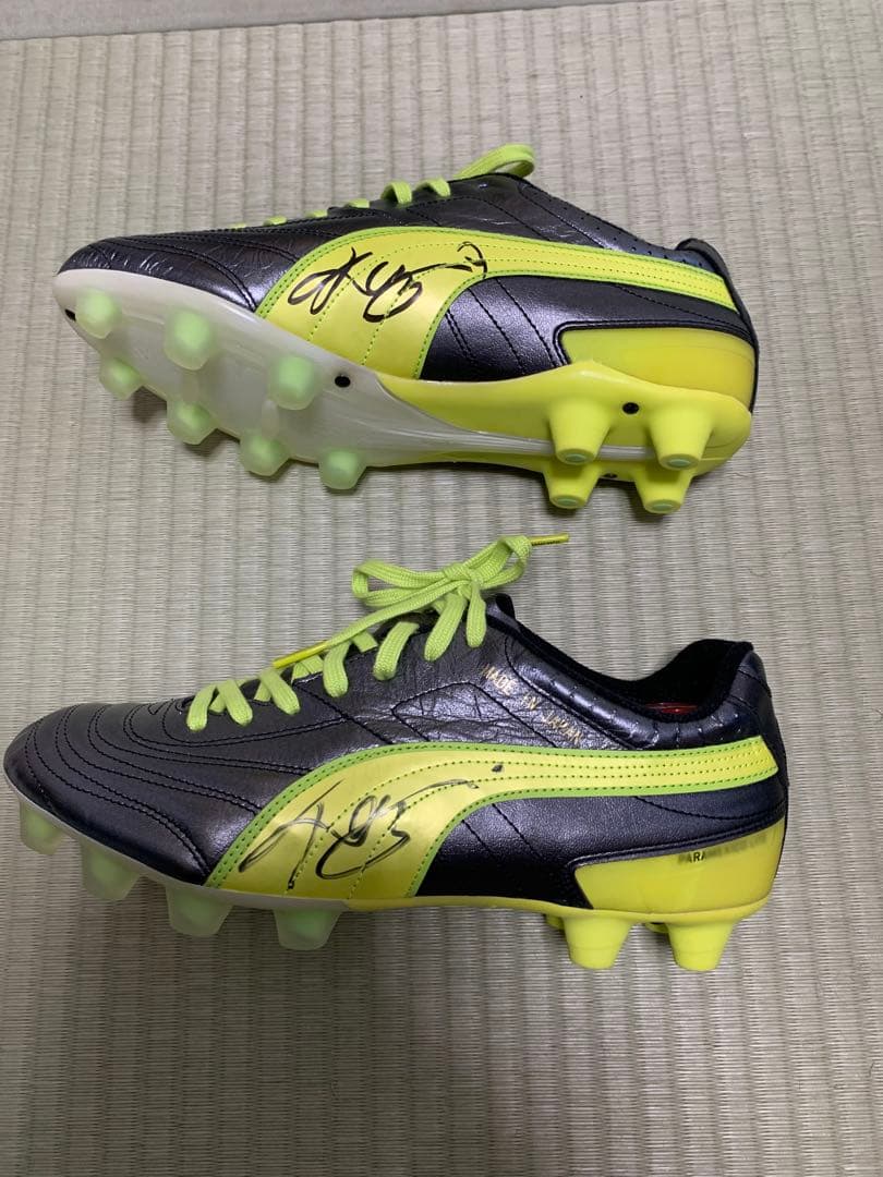 三浦知良選手 両足サイン入りスパイク