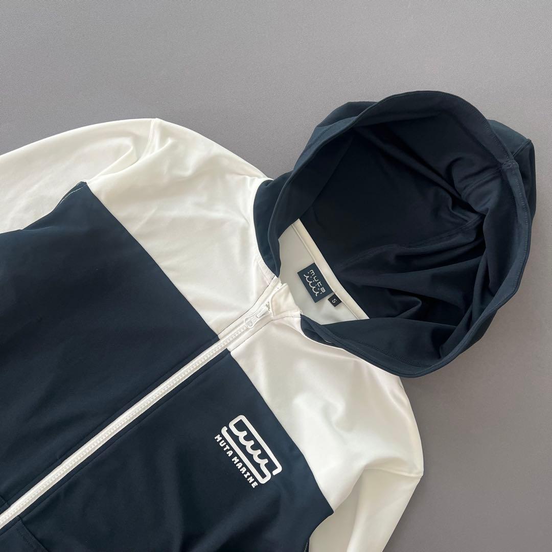 MUTA MARINE ムータマリン　パーカー　ゴルフ　メンズ　バイカラー　ロゴ