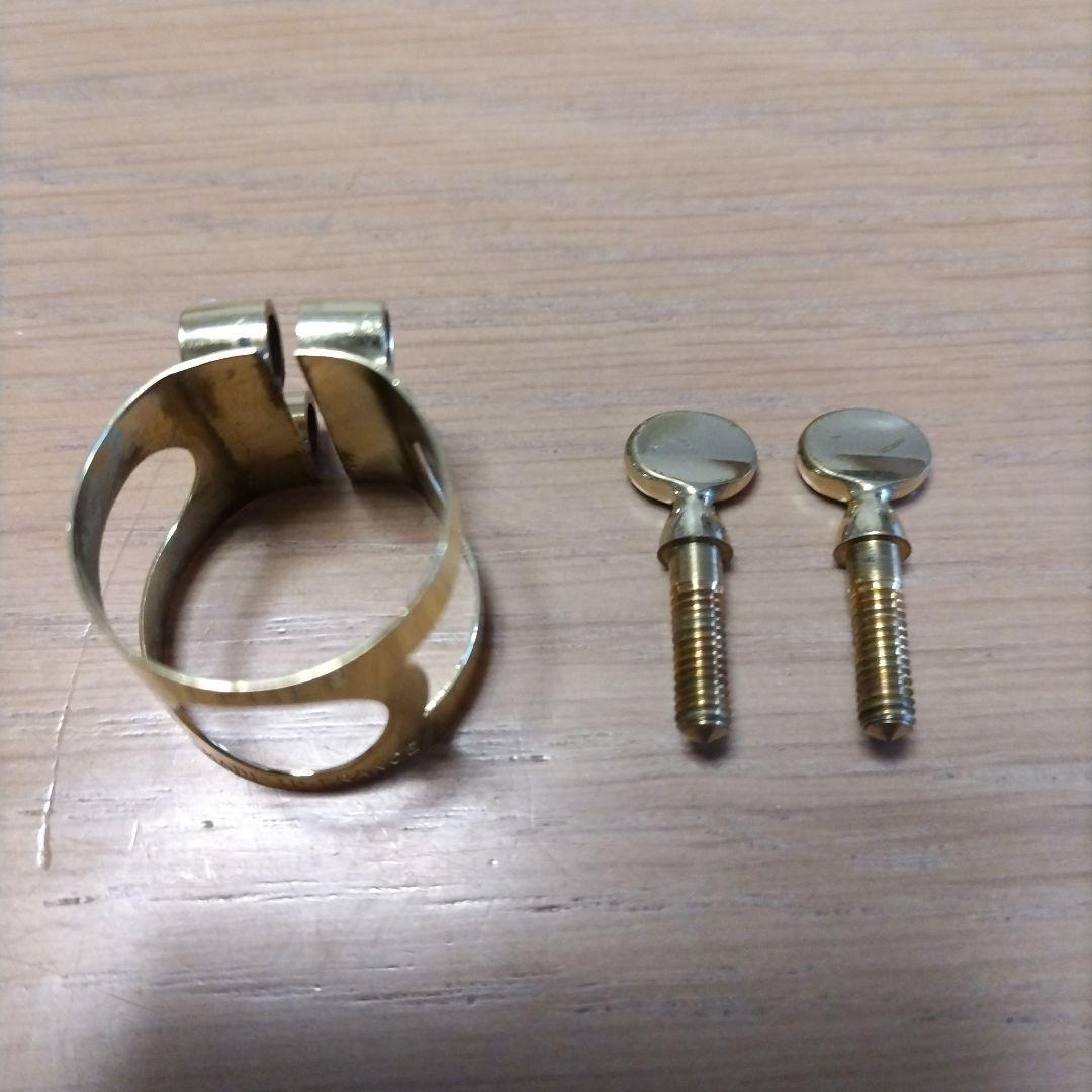 【値下げ】Selmer 旧型ソプラノサックスリガチャ&キャップ