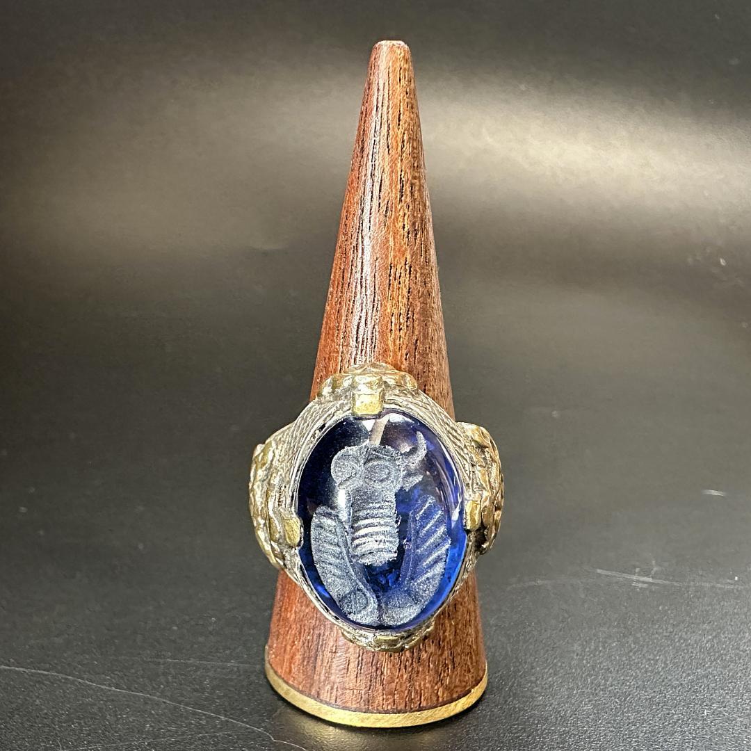 ビザンツ シルバーリング 指輪 パワーストーン 銀 古代ローマ 1546