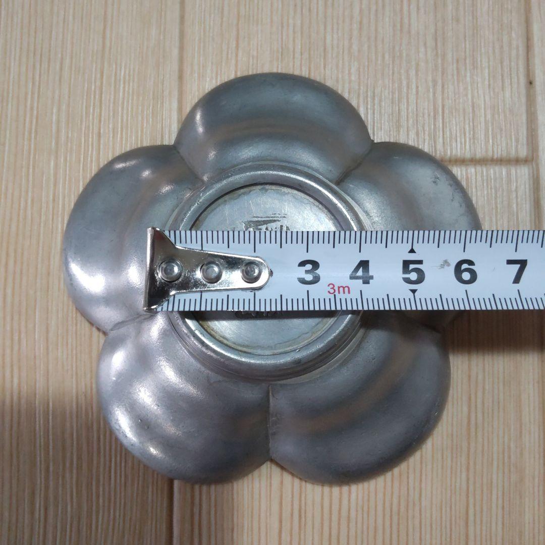 古錫 大型茶托 龍閣陳永高老店 唐物 梅型 ５客 古美術