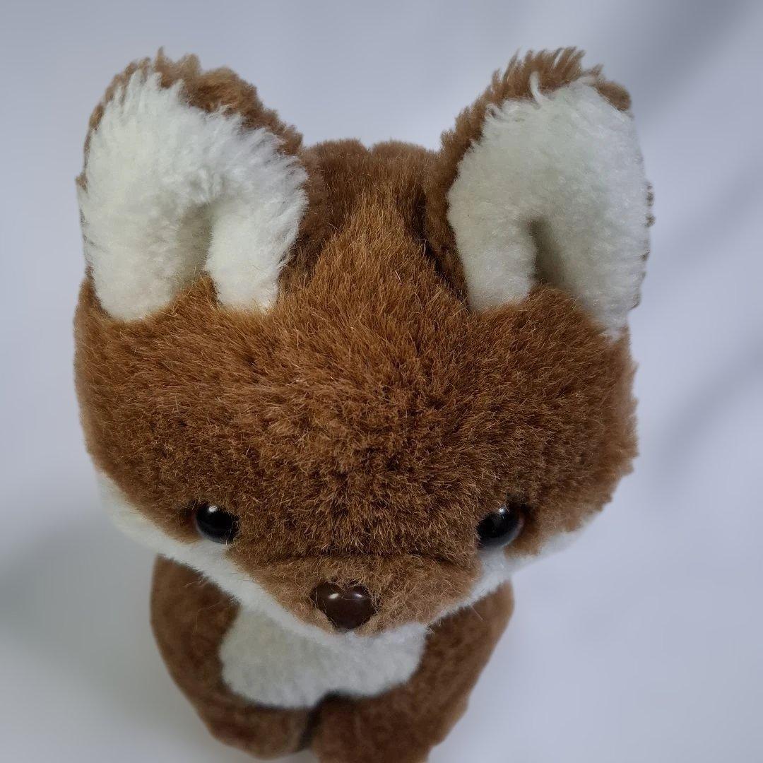 【ぬいぐるみの三英】キタキツネ★チロンノプ★　昭和レトロ＊当時物