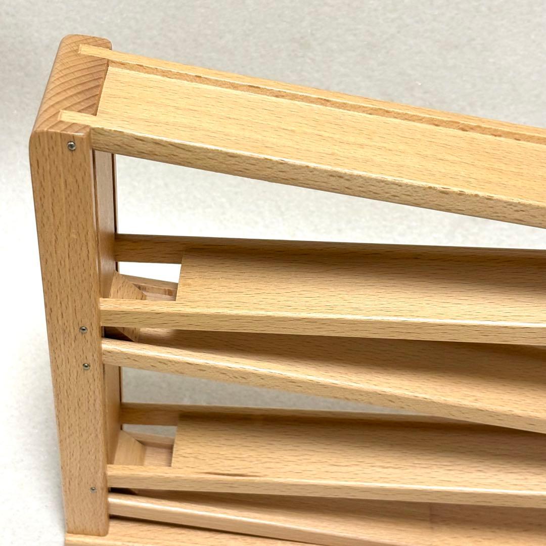 美品 ドイツ BECK ベック社 トレインカースロープ 木のおもちゃ