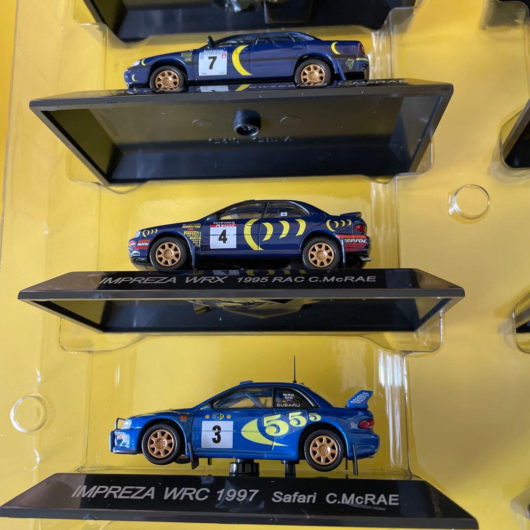 IMPREZA WRC 1996-1998 ミニカー 9台セット