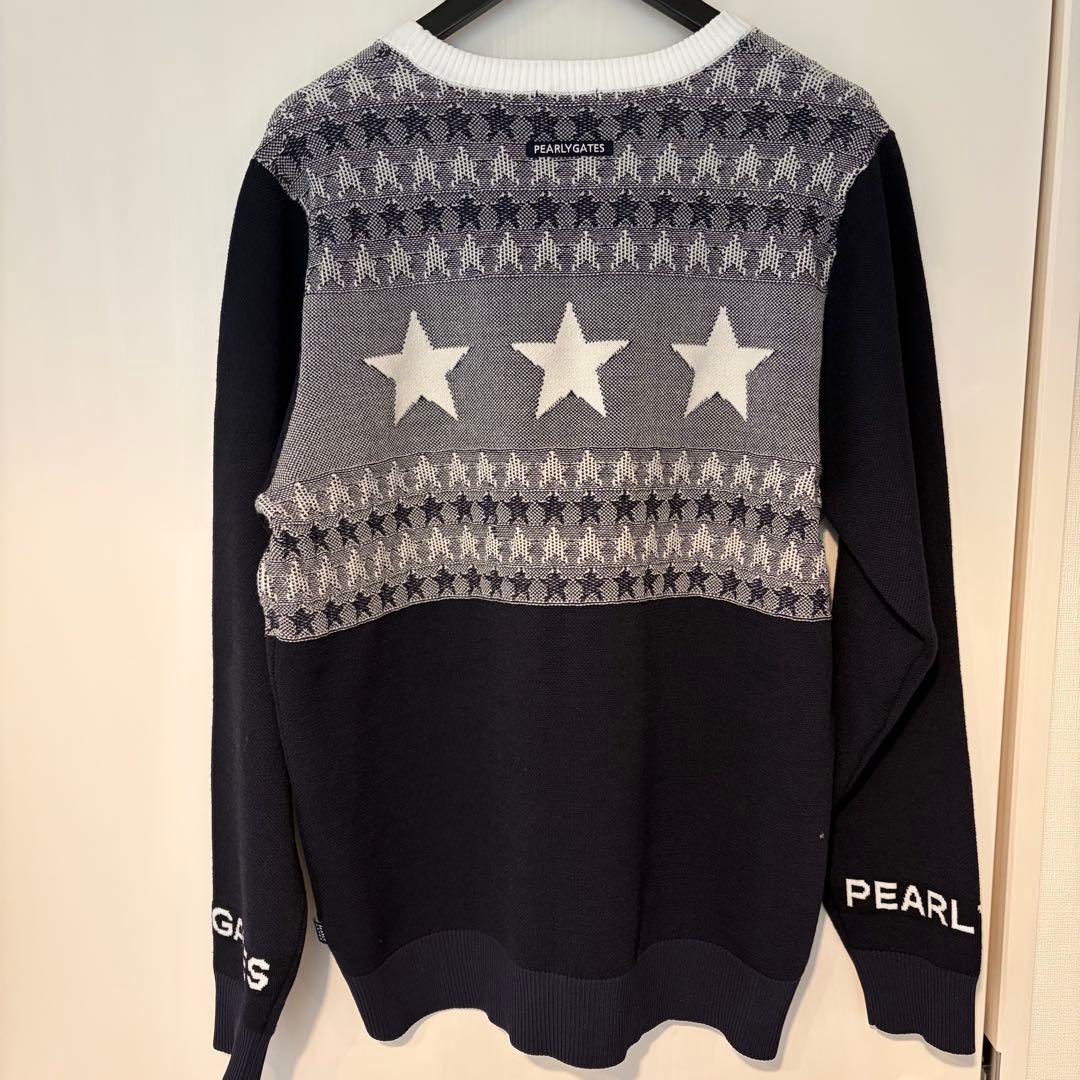 送料込☆PEARLY GATES 星柄セーター サイズ6