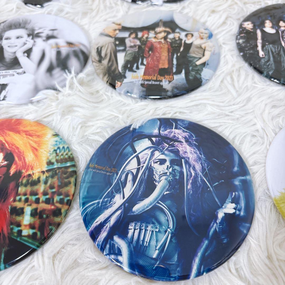 【hide Memorial Day 2023】特大缶バッジ 10種 フルコンプ