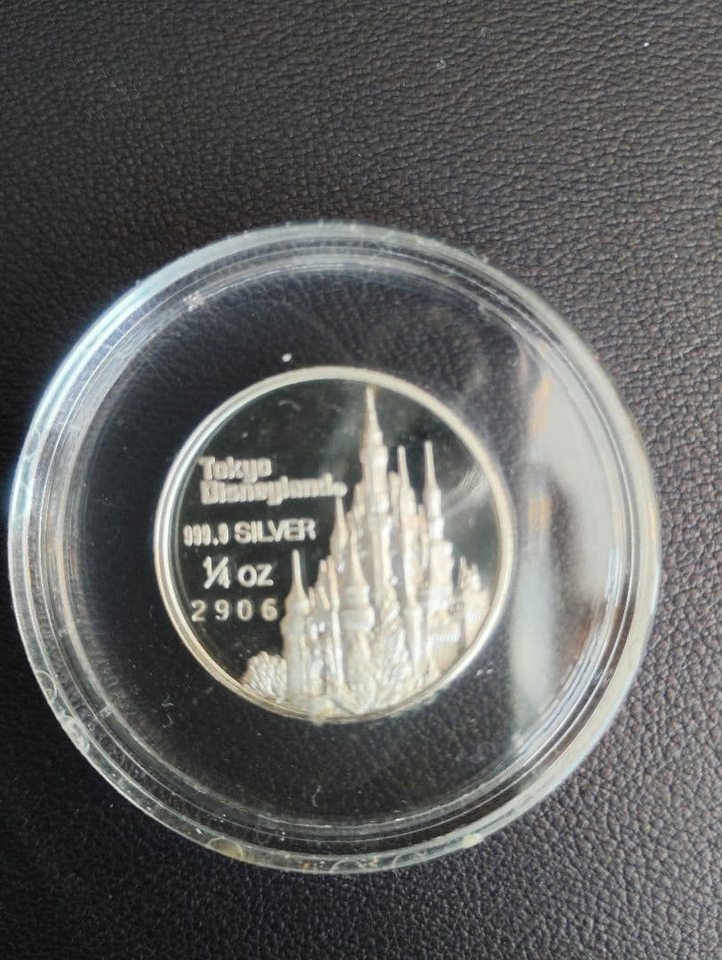 東京ディズニーランド開園10周年純銀製記念メダル