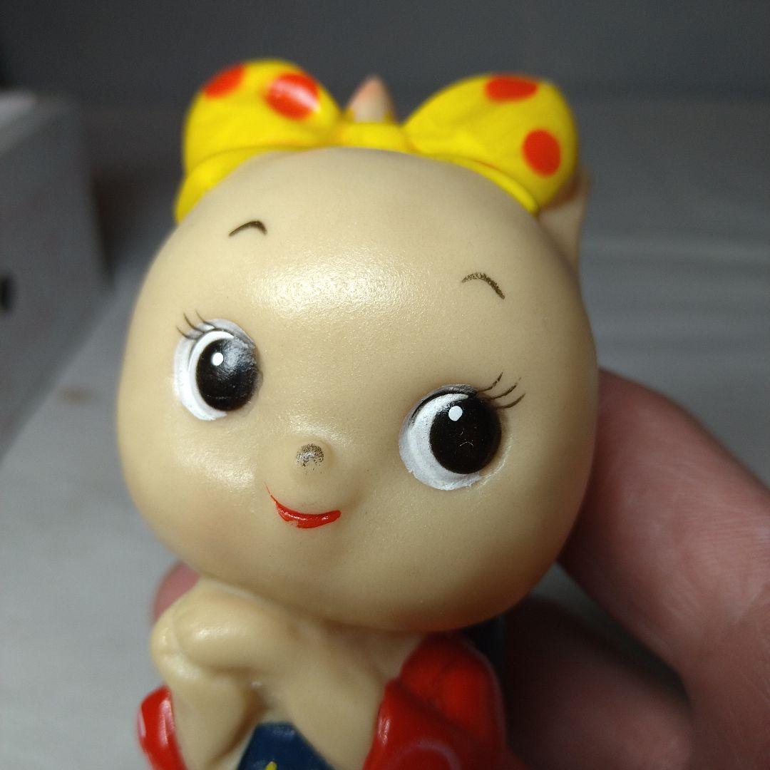 こりすのポッコちゃん　ソフビ　貯金箱　安田信託銀行　企業物　レトロ
