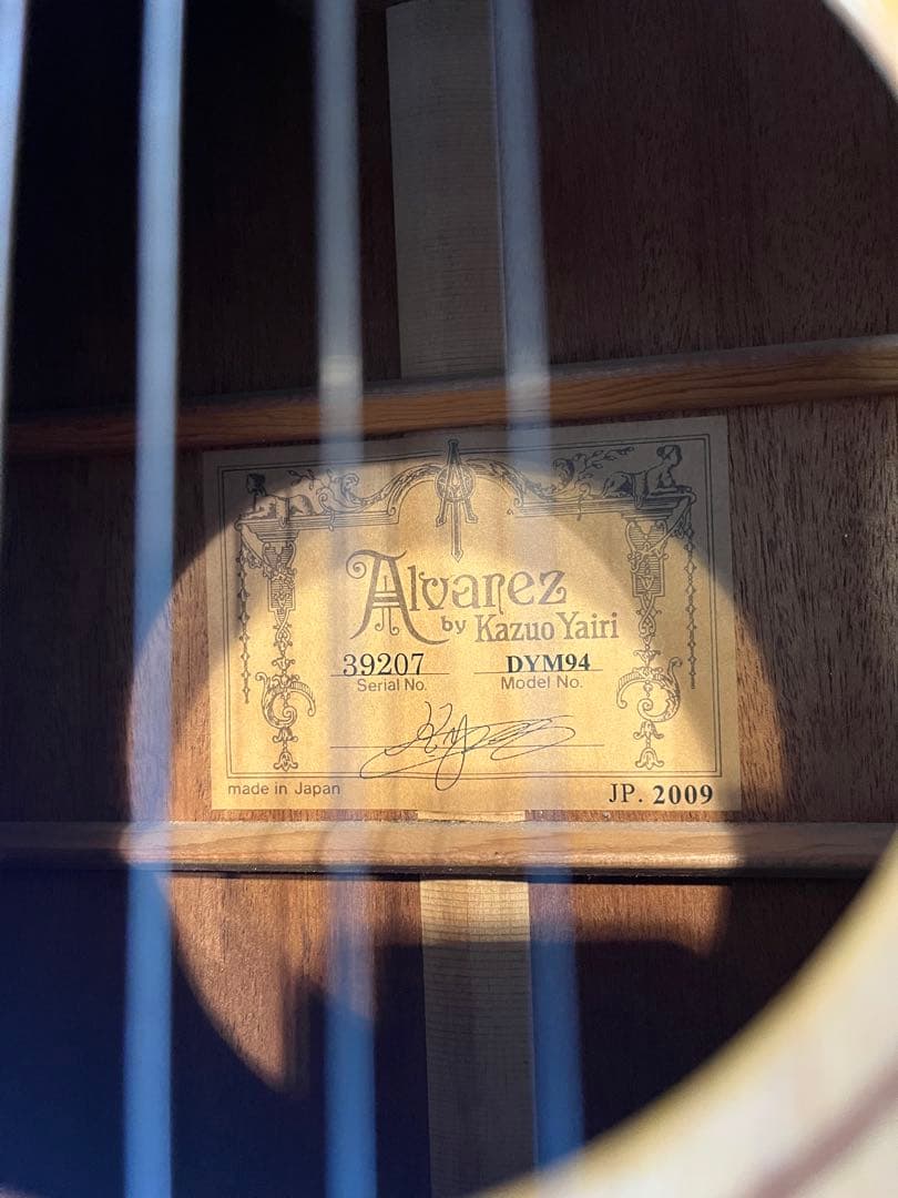 K.Yairi Alvarez DYM94 アコースティックギター 2009年製