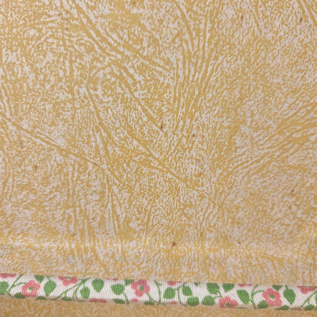 フランス　アンティーク　カルトナージュボックス　ピンクの小花　長方形