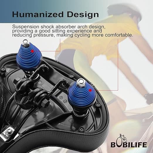 大型ワイドバイクシート -自転車サドルの交換、エクササイズ　ロードバイク　サドル